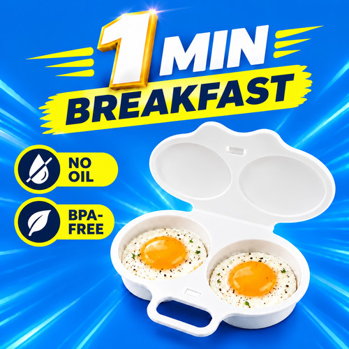 Microwave egg cooker mold - egg,