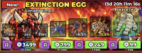 Steal egg extinction - steal, an