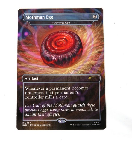 Mothman egg mesmeric orb 2457 - egg,